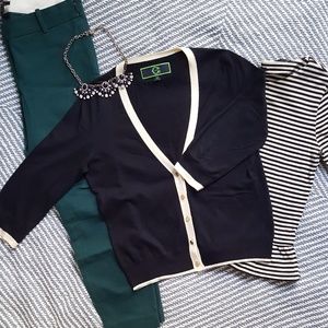 C.Wonder Cardigan with Tipping